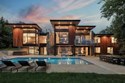 Walls of glass create a light-filled home in a private wooded setting in Minnesota Walls of glass create a light-filled home in a private wooded setting in Minnesota