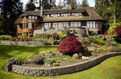 Mansion exterior green gables design & restoration Mansion exterior green gables design & restoration