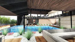 New American Remodel 2019 pool area