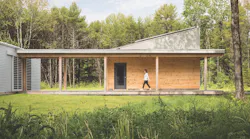 Exterior of Passive House in Portland Maine