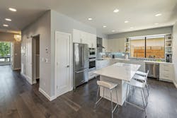Kitchen in a modern-style prefabricated custom home Kitchen in a modern-style prefabricated custom home
