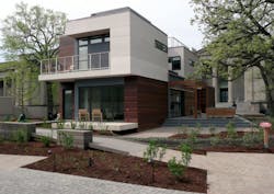 Smart Home exhibit which uses Warmboard radiant heat Smart Home exhibit which uses Warmboard radiant heat