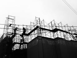 Construction site graphic Construction site graphic