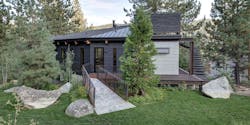 Gnar House in Squaw Valley, Calif., with charred wood exterior Gnar House in Squaw Valley, Calif., with charred wood exterior