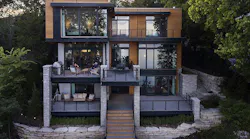 Contemporary lake house on Lake Geneva, Wis.