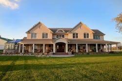 Porch on a home by Regency Builders Porch on a home by Regency Builders