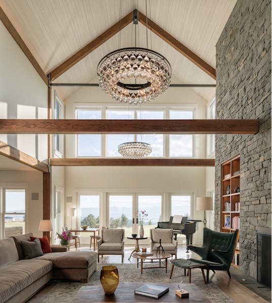 Architect Chris Kempel design-American farmhouse look-Oregon-photo by Eric Staudenmaier