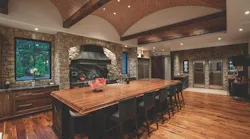 Brick ceiling