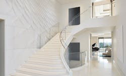 Stair with curvilinear theme by Richard Landry Stair with curvilinear theme by Richard Landry