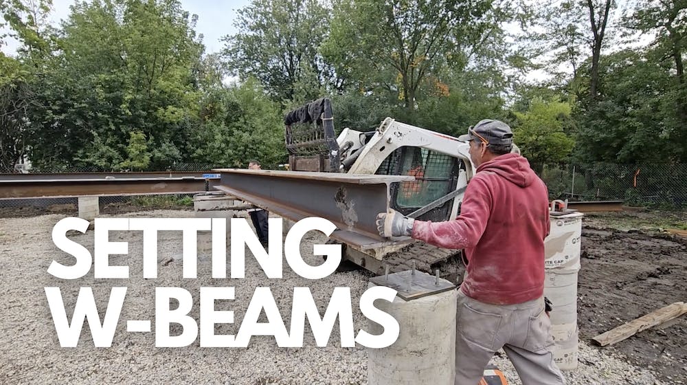 Setting Steel Beams