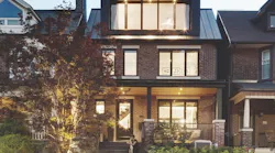 Exterior of remodeled century-old brick home