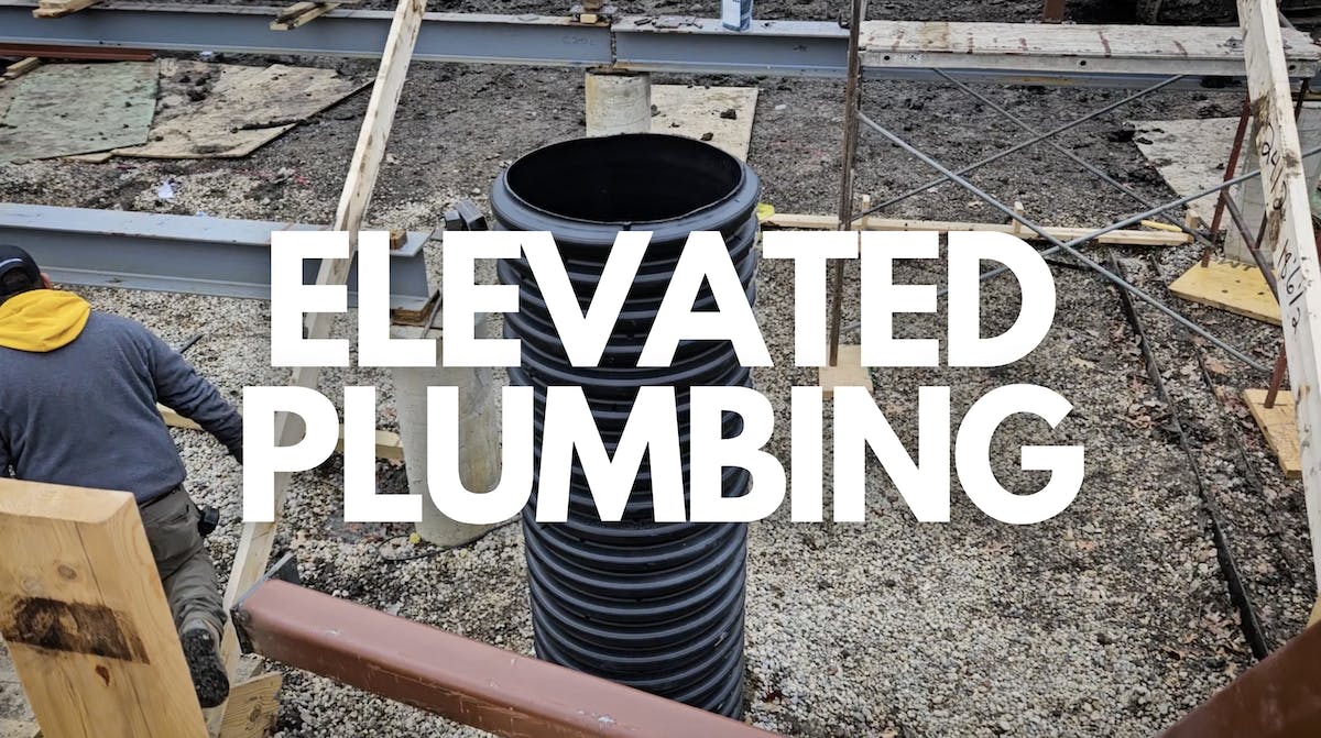 Insulating Plumbing for an Elevated House