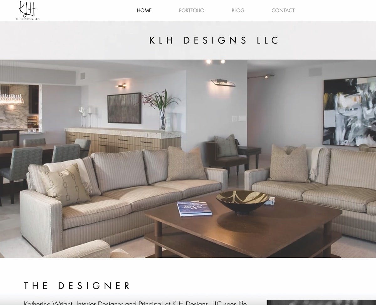 KLH website homepage