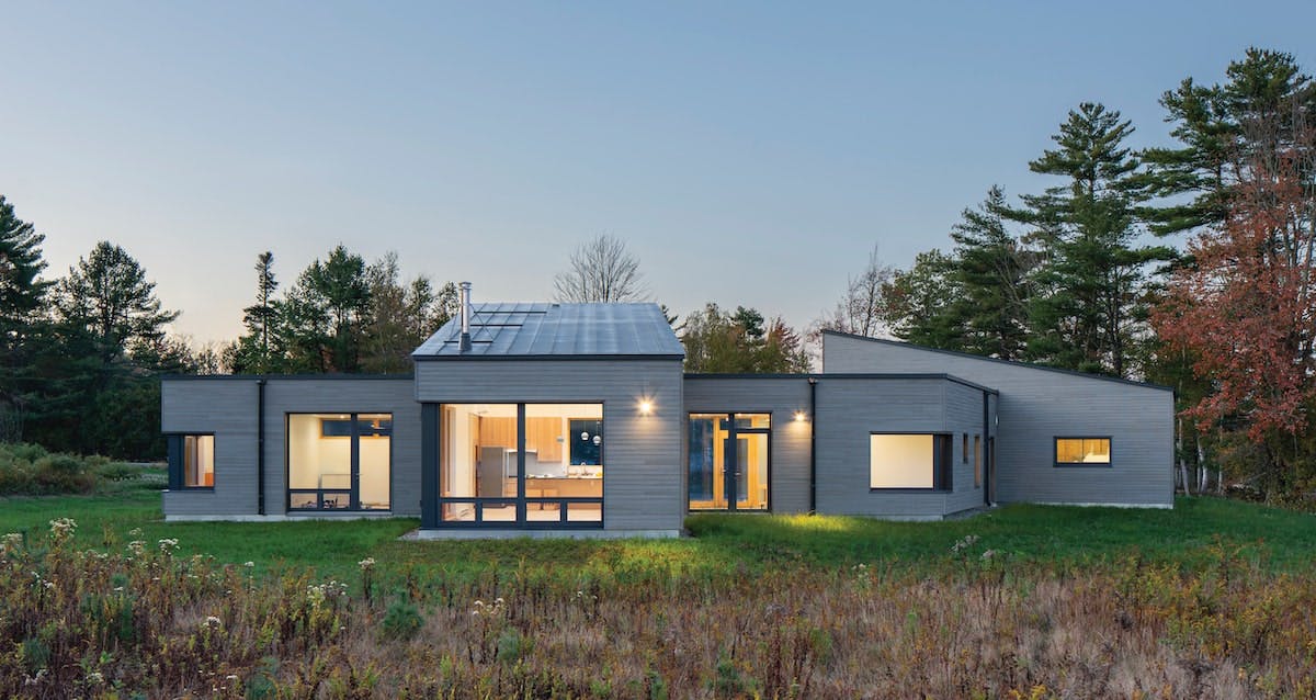 Prefabricated house exterior by Go Logic