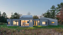 Prefabricated house exterior by Go Logic
