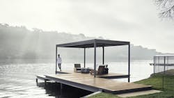 Lake Austin deck over the water Lake Austin deck over the water