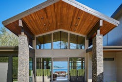 Lakeside Retreat home entrance Lakeside Retreat home entrance