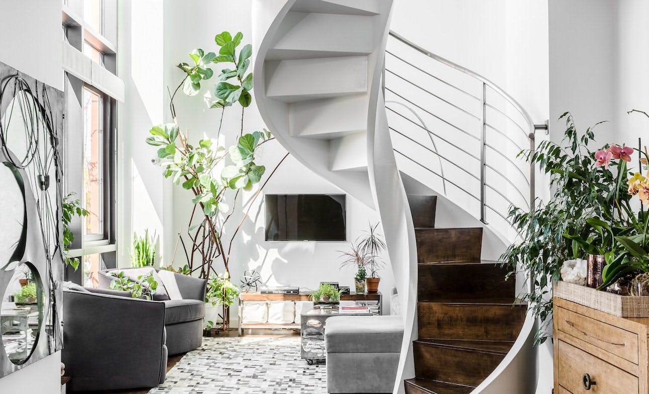 Helix staircase in East Village Heavy Metal project