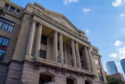 Exterior view of Houston court house Exterior view of Houston court house