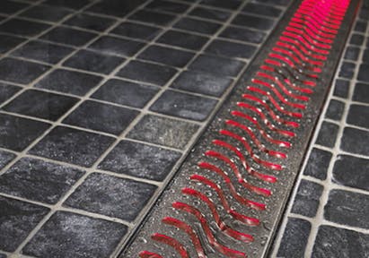 Linear shower drains from Quartz by ACO