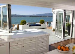 NanaWall Systems’ NanaWall Kitchen Transition, NanaWall, custom window-door comb NanaWall Systems’ NanaWall Kitchen Transition, NanaWall, custom window-door comb