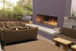 Empire's Outdoor Lineat Fireplace Empire's Outdoor Lineat Fireplace