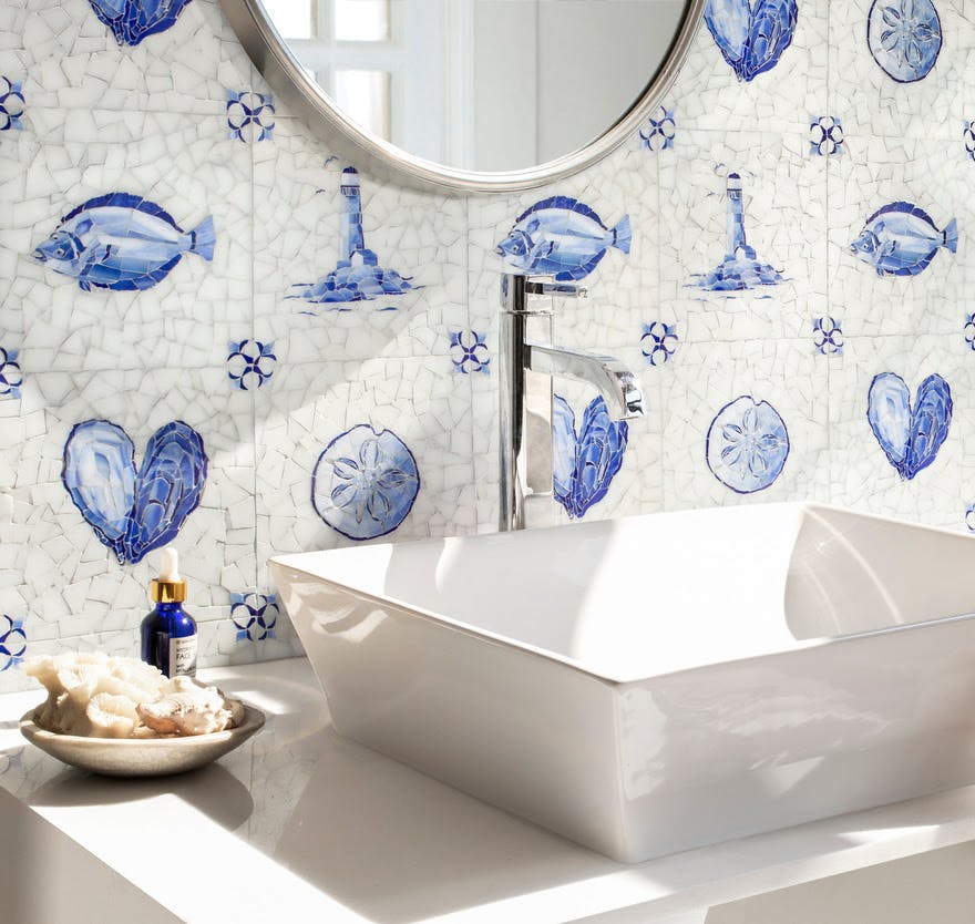 new ravenna delft mosaic