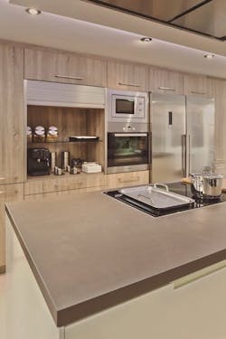 Sintered stone kitchen counter by Neolith Sintered stone kitchen counter by Neolith