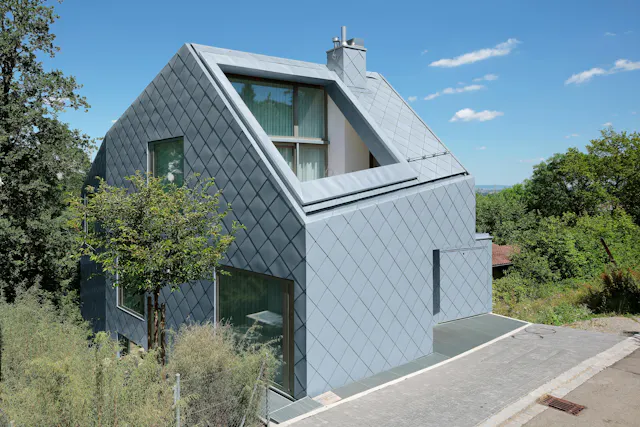 Scale Cladding Zinc Zinc Facade ANGLE STANDING SEAM | ElZinc