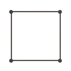 Black stain luminary Black stain luminary