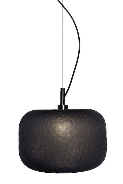 Smoke colored hand-made lighting