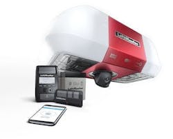 LiftMaster garage door opener with smart camera LiftMaster garage door opener with smart camera