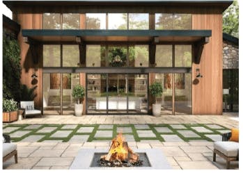 Milgard moving glass walls