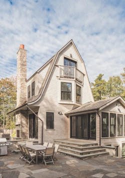 House with Gambrell roofline House with Gambrell roofline