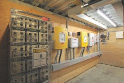 Natural Disaster Battery Bank At Home On Martha's Vineyard Mass Natural Disaster Battery Bank At Home On Martha's Vineyard Mass