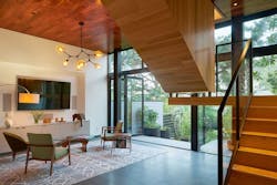 Urban-homes-Bac-wall-glazing-in-rear-of-house Urban-homes-Bac-wall-glazing-in-rear-of-house