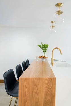 Wood and white kitchen island Wood and white kitchen island