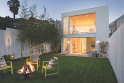 Back yard of home in San Francisco Noe Valley Back yard of home in San Francisco Noe Valley