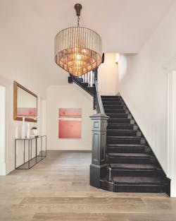 Feng Shui design for Pacific Heights stairway and chandelier Feng Shui design for Pacific Heights stairway and chandelier
