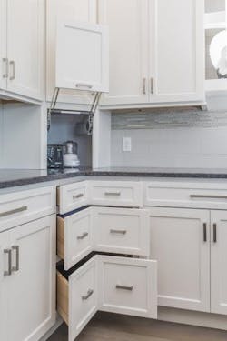 White Wood Kitchen Corner Drawers White Wood Kitchen Corner Drawers