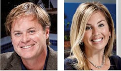 Mark Batson and Bridgette Mazer head shots Mark Batson and Bridgette Mazer head shots