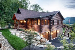 log cabin home by Golden Eagle & Timber Homes log cabin home by Golden Eagle & Timber Homes