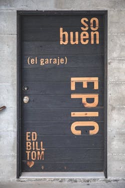 Garage Door Of Gnar House In Squaw Valley, Calif Garage Door Of Gnar House In Squaw Valley, Calif