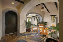 Robert Hidey, outdoor portico Robert Hidey, outdoor portico