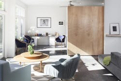 Another view of the moveable wall Another view of the moveable wall