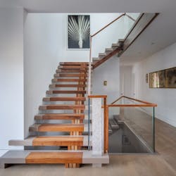 Staircase-design-custom-black-walnut-and-white-oak-stairway Staircase-design-custom-black-walnut-and-white-oak-stairway