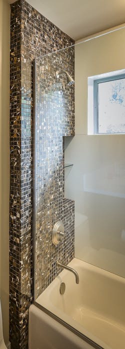 Marble_Mosiac_clad_wall_in_shower Marble_Mosiac_clad_wall_in_shower