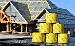 Easy, efficient installation of GP’s integrated WRB sheathing system Easy, efficient installation of GP’s integrated WRB sheathing system