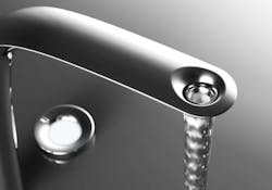 Vortex faucet with hollow cyclic pour outlet Vortex faucet with hollow cyclic pour outlet