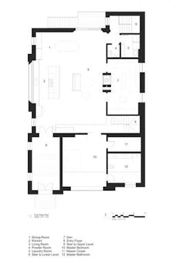 First floor floor plan of church remodeled into a home First floor floor plan of church remodeled into a home